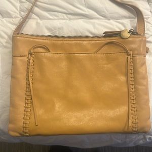 lucky brand leather medium sized crossbody bag